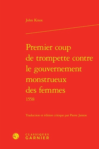 Picture of Premier coup de trompette contre le gouvernement monstrueux des femmes 1558