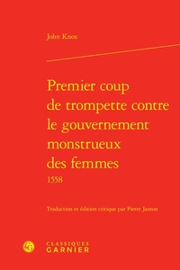 Picture of Premier coup de trompette contre le gouvernement monstrueux des femmes 1558