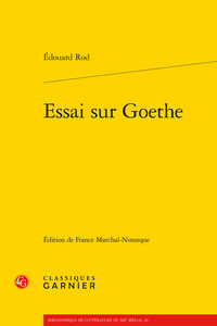 Picture of Essai sur Goethe