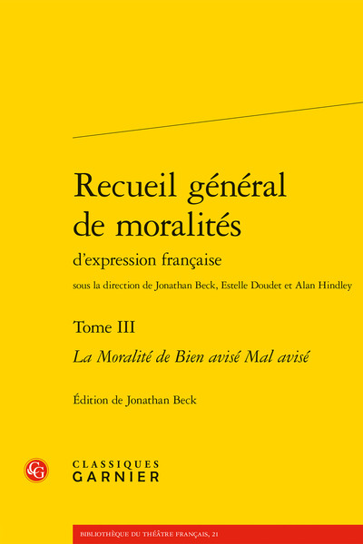 Image de Recueil général de moralités