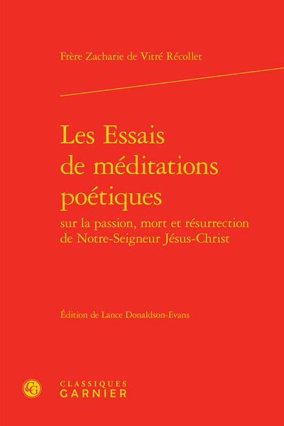 Picture of Les Essais de méditations poétiques