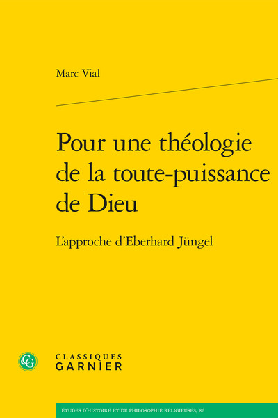 Image de Pour une théologie de la toute-puissance de Dieu