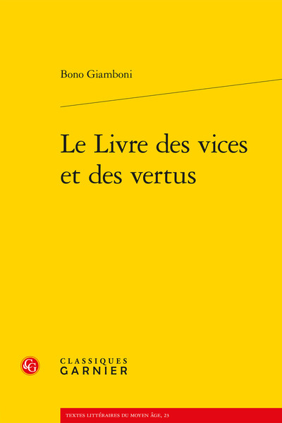Picture of Le Livre des vices et des vertus