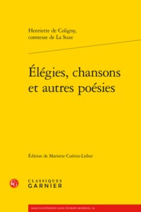 Image de Élégies, chansons et autres poésies