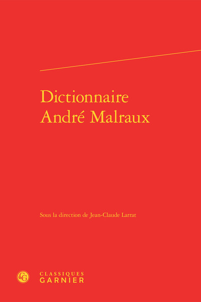 Picture of Dictionnaire André Malraux