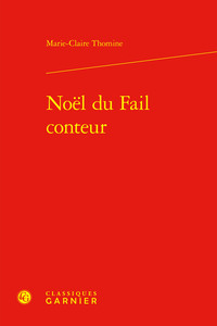 Picture of Noël du Fail conteur