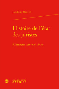 Picture of Histoire de l'état des juristes