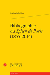 Image de Bibliographie du Spleen de Paris (1855-2014)