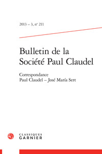 Image de Bulletin de la Société Paul Claudel