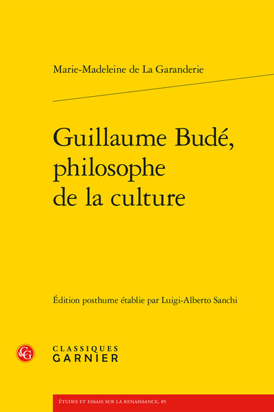Image de Guillaume Budé, philosophe de la culture