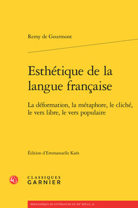 Picture of Esthétique de la langue française
