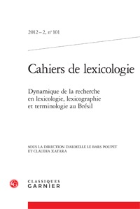 Picture of Cahiers de lexicologie