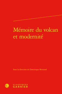 Picture of Mémoire du volcan et modernité