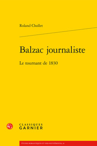 Image de Balzac journaliste