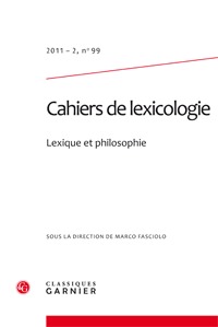 Image de Cahiers de lexicologie