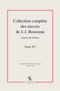 Image de Collection complète des oeuvres de J.-J. Rousseau, Citoyen de Genève