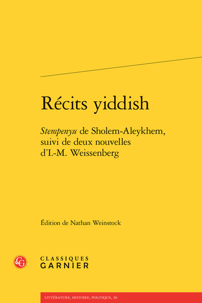 Image de Récits yiddish