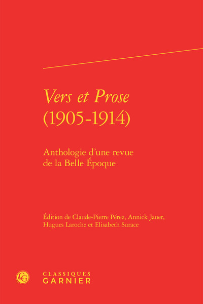 Picture of Vers et Prose (1905-1914)