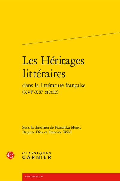 Picture of Les Héritages littéraires