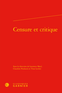 Image de Censure et critique