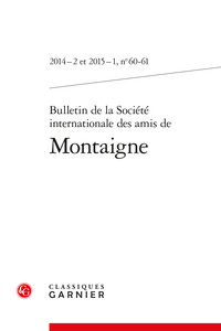 Image de Bulletin de la Société internationale des amis de Montaigne