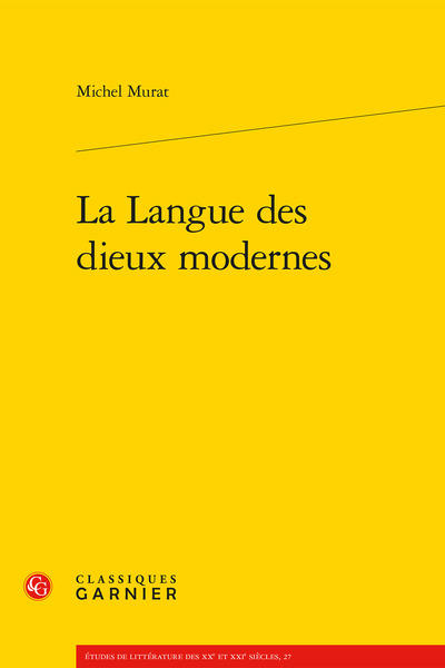 Image de La Langue des dieux modernes