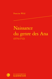 Picture of Naissance du genre des Ana