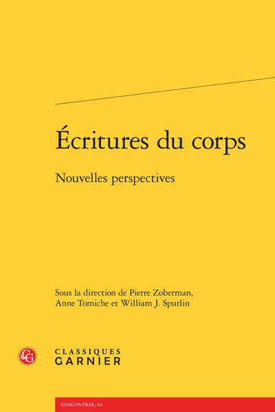Picture of Écritures du corps