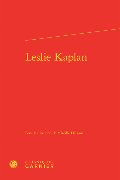 Image de Leslie Kaplan