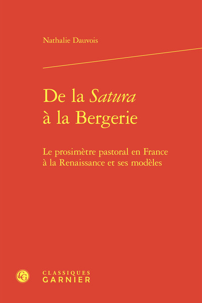 Picture of De la Satura à la Bergerie