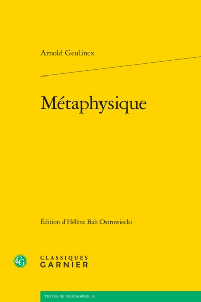 Image de Métaphysique