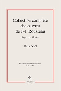 Image de Collection complète des oeuvres de J.-J. Rousseau, Citoyen de Genève