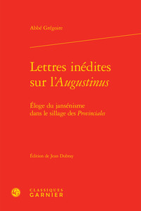Image de Lettres inédites sur l'Augustinus