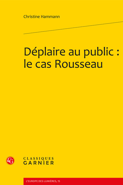 Image de Déplaire au public : le cas Rousseau
