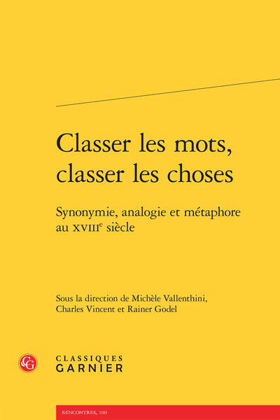 Image de Classer les mots, classer les choses
