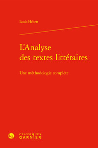 Picture of L'Analyse des textes littéraires