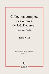 Image de Collection complète des oeuvres de J.-J. Rousseau, Citoyen de Genève