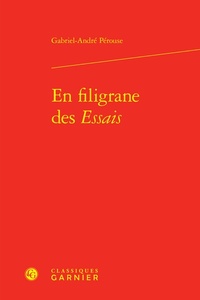 Picture of En filigrane des essais