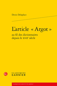 Image de L'article « Argot »