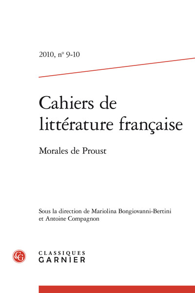 Image de Cahiers de littérature française