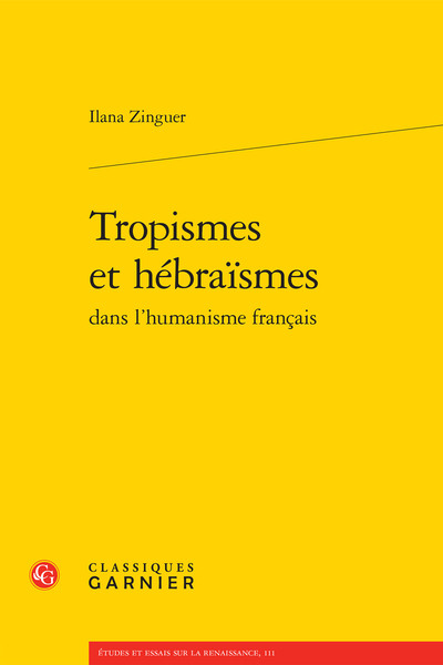 Image de Tropismes et hébraïsmes