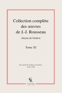 Image de Collection complète des oeuvres de J.-J. Rousseau, Citoyen de Genève