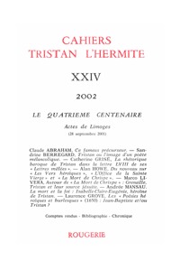 Image de Cahiers Tristan L'Hermite