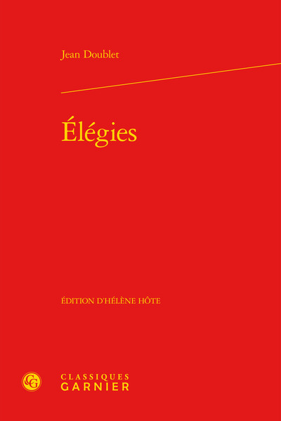 Picture of Élégies