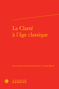 Image de La Clarté à l'âge classique