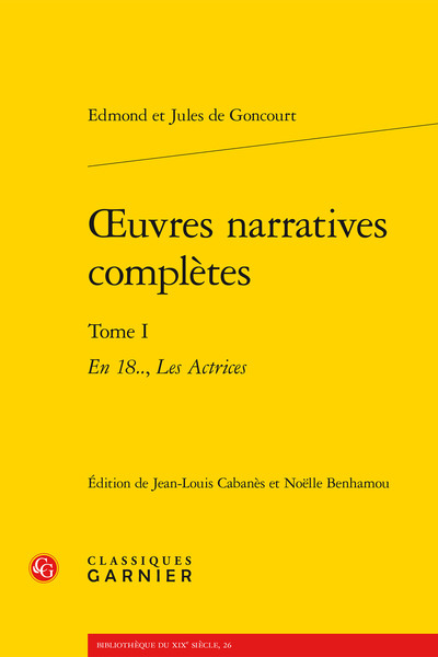 Picture of oeuvres narratives complètes