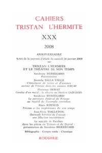 Image de Cahiers Tristan L'Hermite