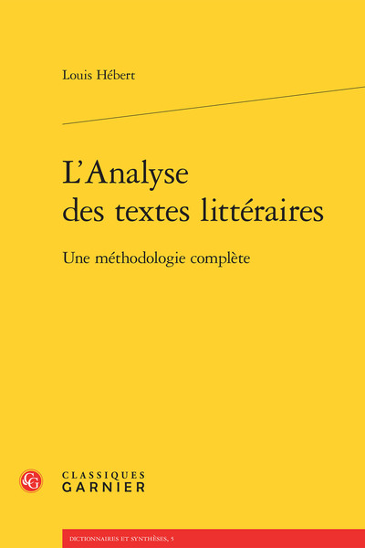 Picture of L'Analyse des textes littéraires