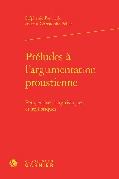 Image de Préludes à l'argumentation proustienne