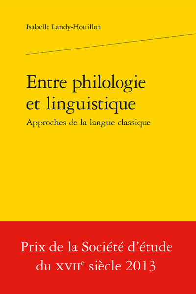 Image de Entre philologie et linguistique,